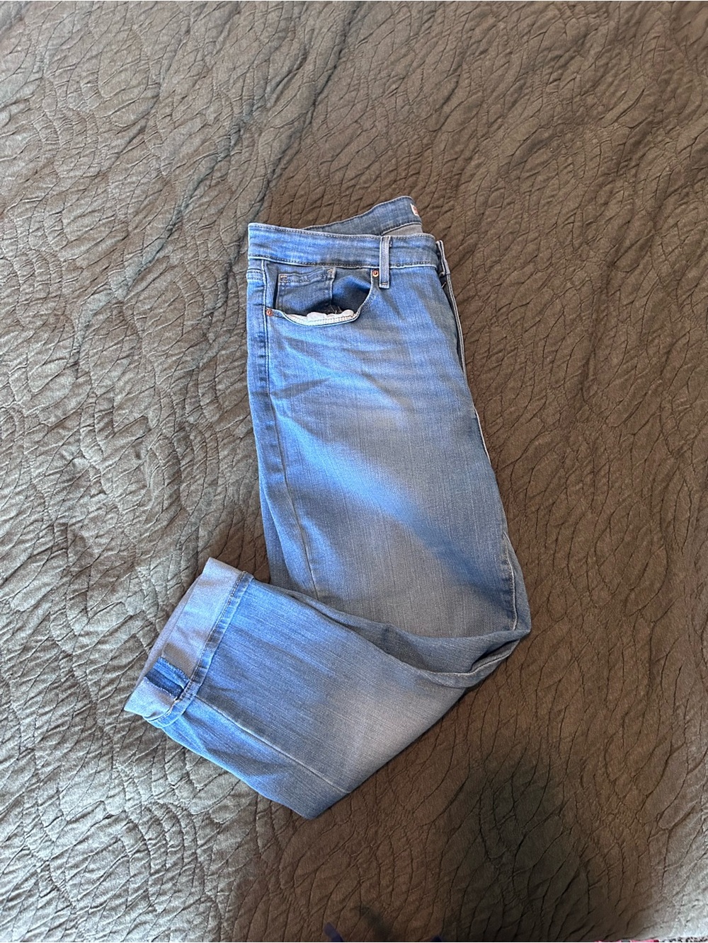 Mid Rise Capri Jeans Levi Strauss Signature - Size 16 - Picture 5 of 7